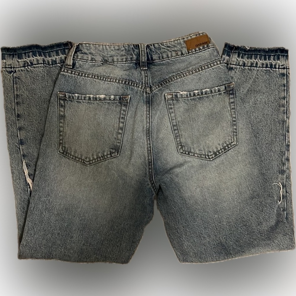 Garage Ripped Leg Blue Jean - Picture 3 of 4